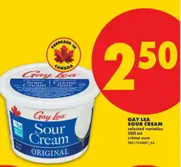 No Frills GAY LEA SOUR CREAM offer