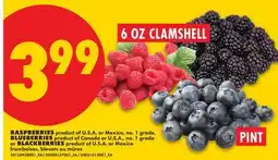 No Frills RASPBERRIES, BLUEBERRIES OR BLACKBERRIES offer