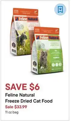 Petvalu Feline Natural Freeze Dried Cat Food offer
