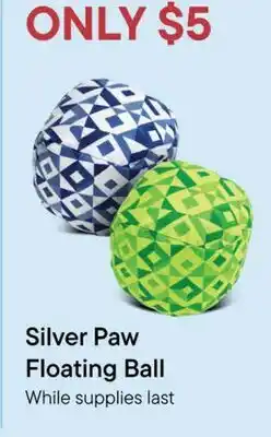 Petvalu Silver Paw Floating Ball offer