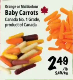 Farm Boy Orange or Multicolour Baby Carrots offer