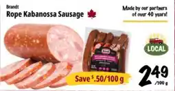 Farm Boy Brandt Rope Kabanossa Sausage offer