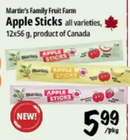 Farm Boy Martin's Family Fruit Farm Apple Sticks offer