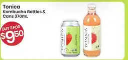 Healthy Planet Tonica Kombucha Bottles & Cans offer