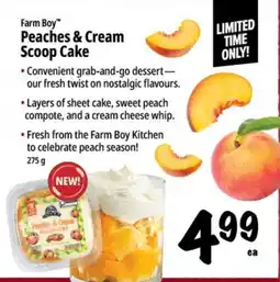 Farm Boy Farm Boy Peaches & Cream Scoop Cake offer