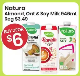 Healthy Planet Natura Almond, Oat & Soy Milk offer