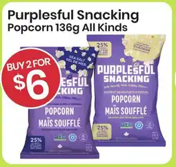 Healthy Planet Purplesful Snacking Popcorn 136g All Kinds offer