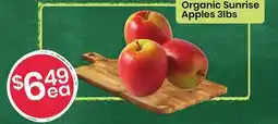 Healthy Planet Organic Sunrise Apples offer