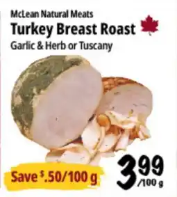 Farm Boy McLean Natural Meats Turkey Breast Roast offer