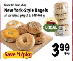 Farm Boy New York-Style Bagels offer
