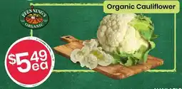 Healthy Planet Organic Cauliflower offer
