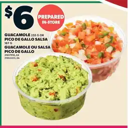 Valu-mart GUACAMOLE, 255 G OU SALSA PICO DE GALLO, 187 G offer
