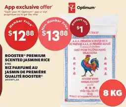 Valu-mart RIZ PARFUMÉ AU JASMIN DE PREMIÈRE QUALITÉ ROOSTER offer