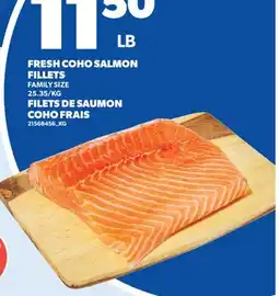 Valu-mart FILETS DE SAUMON COHO FRAIS offer