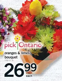 Fortinos ORANGES & LIMES BOUQUET offer