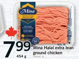 Fortinos MINA HALAL EXTRA LEAN GROUND CHICKEN offer