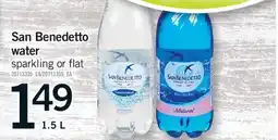 Fortinos SAN BENEDETTO WATER offer