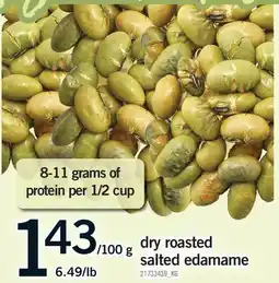 Fortinos DRY ROASTED SALTED EDAMAME offer