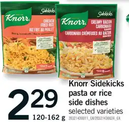 Fortinos KNORR SIDEKICKS PASTA OR RICE SIDE DISHES offer