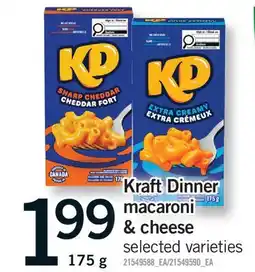 Fortinos KRAFT DINNER MACARONI & CHEESE offer