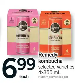 Fortinos REMEDY KOMBUCHA offer