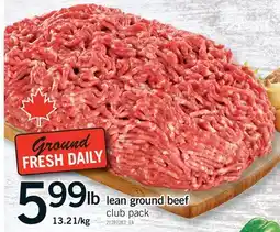 Fortinos LEAN GROUND BEEF offer