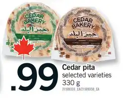 Fortinos CEDAR PITA offer