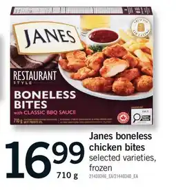 Fortinos JANES BONELESS CHICKEN BITES offer