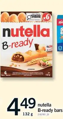 Fortinos NUTELLA B-READY BARS offer