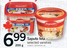 Fortinos SAPUTO FETA offer