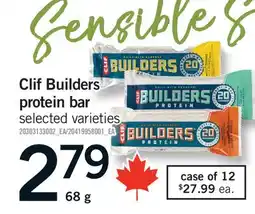 Fortinos CLIF BUILDERS PROTEIN BAR offer