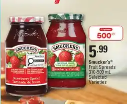 Fortinos SMUCKER'S FRUIT SPREADS offer