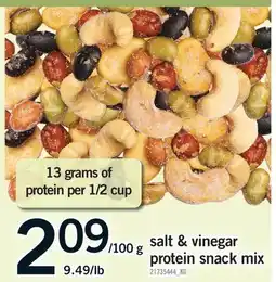 Fortinos SALT & VINEGAR PROTEIN SNACK MIX offer