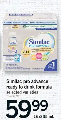 Fortinos SIMILAC PRO ADVANCE READY TO DRINK FORMULA offer