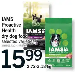 Fortinos IAMS PROACTIVE HEALTH DRY DOG FOOD offer