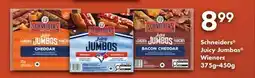 Fortinos SCHNEIDERS JUICY JUMBOS WIENER, 375g–450g offer