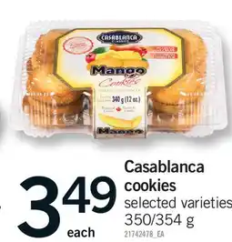 Fortinos CASABLANCA COOKIES, 350/354 g offer
