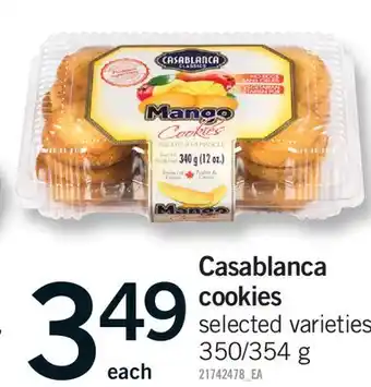 Fortinos CASABLANCA COOKIES, 350/354 g offer