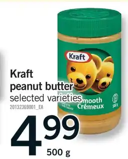 Fortinos KRAFT PEANUT BUTTER offer