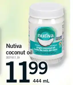 Fortinos NUTIVA COCONUT OIL offer
