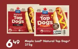 Fortinos MAPLE LEAF NATURAL TOP DOGS offer
