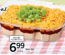 Fortinos TACO DIP offer
