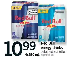 Fortinos RED BULL ENERGY DRINKS offer
