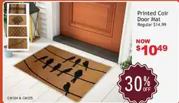 Oxford Mills Printed Coir Door Mat offer