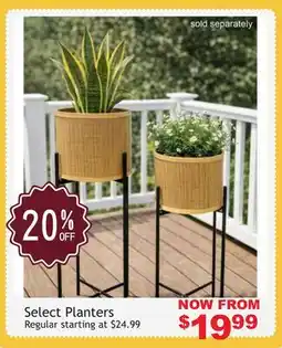 Oxford Mills Select Planters offer