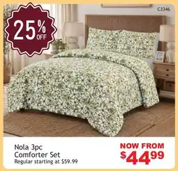 Oxford Mills Nola 3pc Comforter Set offer