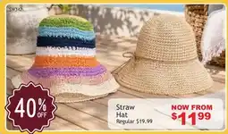 Oxford Mills Straw Hat offer