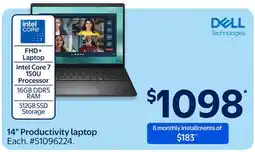 Walmart 14 Productivity laptop offer