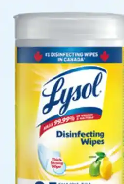 Walmart Lysol wipes 75s - 84s offer