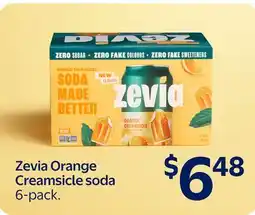 Walmart Zevia Orange Creamsicle soda offer